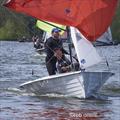 James Goodfellow and Pete Nicholson during Merlin Rocket Allen South East Series Round 2 at Broadwater © Rob O'Neill