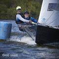 Ollie Meadowcroft and Rob Allen on their way to winning during Merlin Rocket Allen South East Series Round 2 at Broadwater © Rob O'Neill