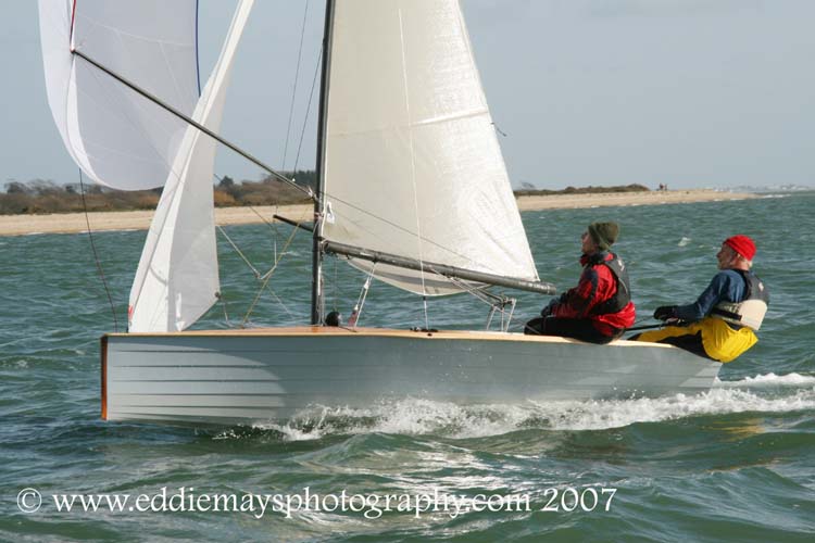 Over 50 dinghies compete in the 45th Hamble Warming Pan