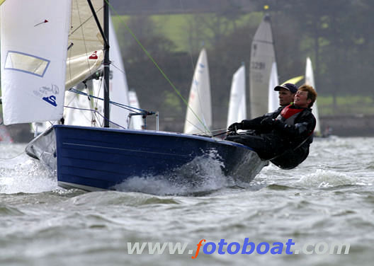 72 dinghies enjoyed the ideal sailing conditions at the Starcross Steamer photo copyright Mike Rice / www.fotoboat.com taken at Starcross Yacht Club and featuring the Merlin Rocket class