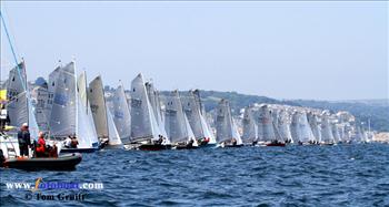 Merlin Rocket nationals at Penzance day 1
