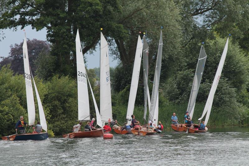 De May Series vintage racing for Merlins at Upper Thames photo copyright Debbie Kite taken at Upper Thames Sailing Club and featuring the Merlin Rocket class