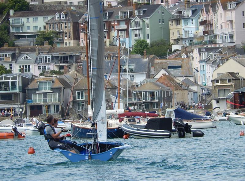 Day 2 of Merlin Rocket week at Salcombe photo copyright Malcolm Mackley taken at Salcombe Yacht Club and featuring the Merlin Rocket class