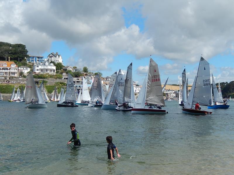 Day 3 of Merlin Rocket week at Salcombe photo copyright Malcolm Mackley taken at Salcombe Yacht Club and featuring the Merlin Rocket class
