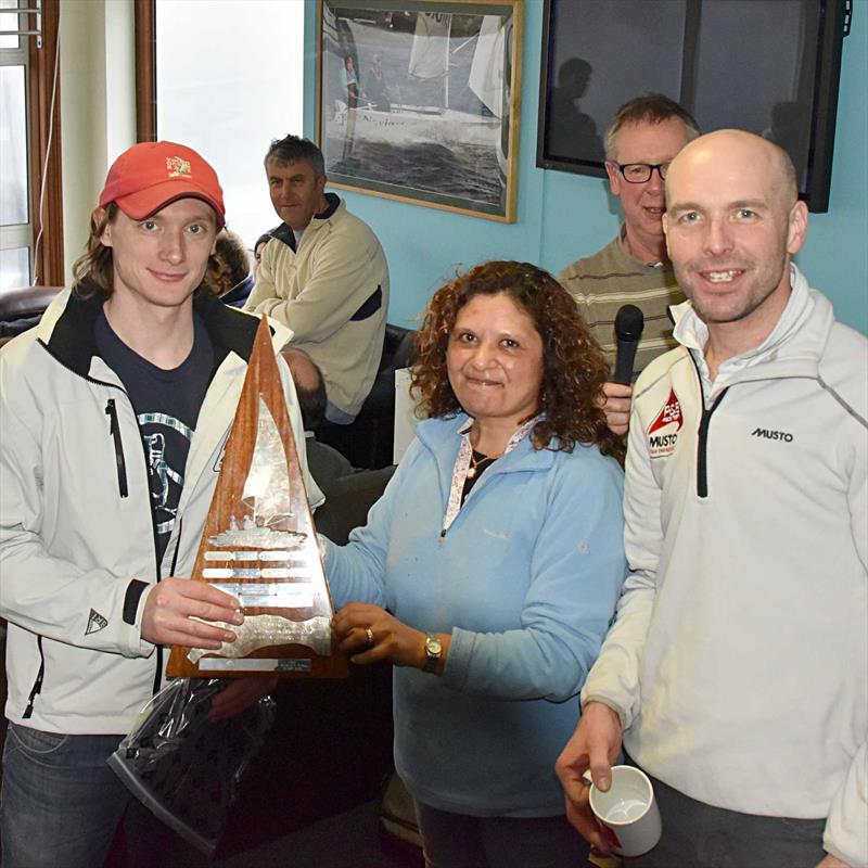 Tom Stewart & James Dawes win the Merlin Rocket Silver Tiller at Wembley photo copyright Anthony Rickaby taken at Wembley Sailing Club and featuring the Merlin Rocket class