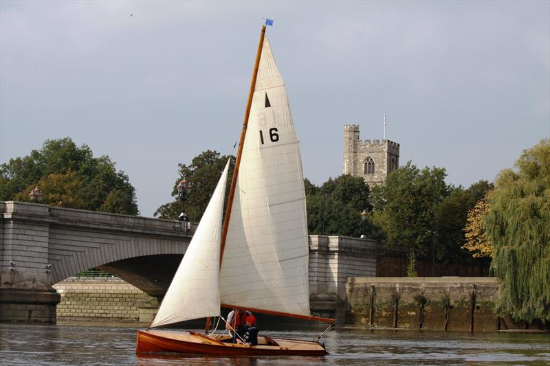 The early Jack Holt Merlins, such as his own boat Gently, shown in this picture, were superb performers on the River Thames. Yet Gently would go on to win four Championships on the open sea - photo © Ranelagh Sailing Club