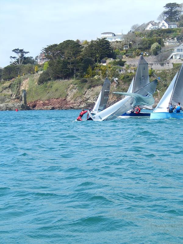 Merlin Rocket Silver Tiller at Salcombe 2015 photo copyright Margaret Mackley taken at Salcombe Yacht Club and featuring the Merlin Rocket class