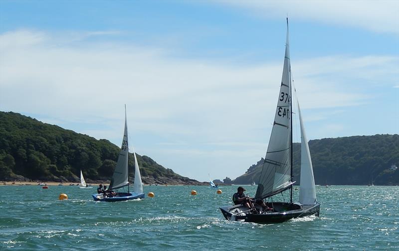 Sharps Doom Bar Merlin Week at Salcombe day 1 photo copyright Malcolm Mackley taken at Salcombe Yacht Club and featuring the Merlin Rocket class