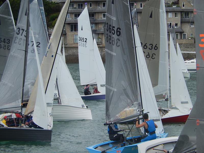 Sharps Doom Bar Merlin Week at Salcombe day 4 photo copyright Malcolm Mackley taken at Salcombe Yacht Club and featuring the Merlin Rocket class
