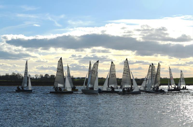 Blithfield Barrel Round 4 photo copyright Don Stokes taken at Blithfield Sailing Club and featuring the Merlin Rocket class