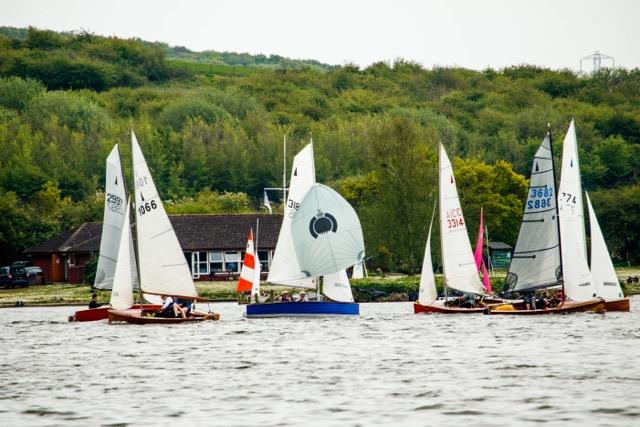 Vintage Merlins at Fishers Green photo copyright Bill Brockbank taken at Fishers Green Sailing Club and featuring the Merlin Rocket class