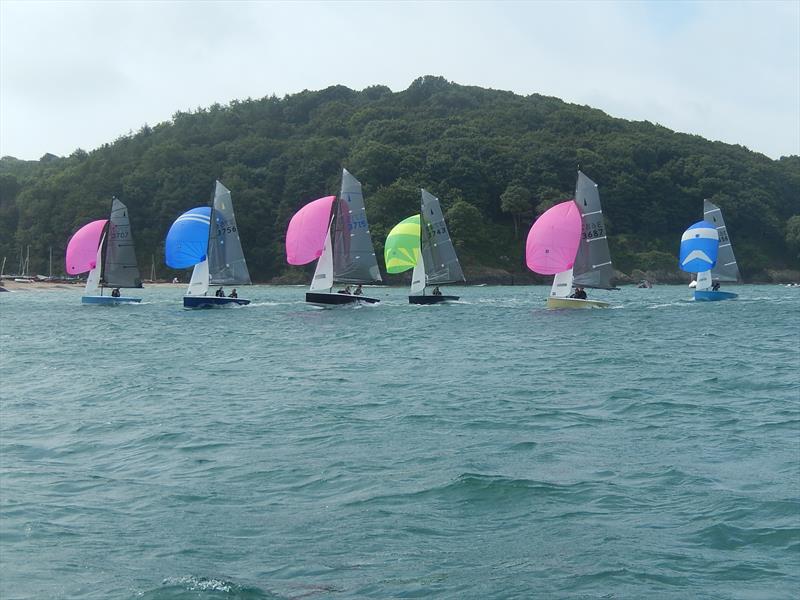Sharps Doom Bar Merlin Week day 1 photo copyright Malcolm Mackley taken at Salcombe Yacht Club and featuring the Merlin Rocket class