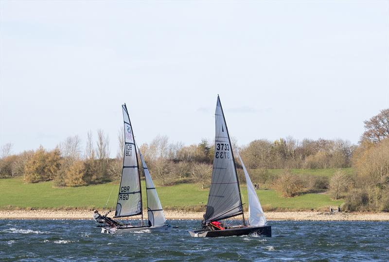 The Fernhurst Books Draycote Dash takes place on 18-19 November 2017 photo copyright Tim Olin / www.olinphoto.co.uk taken at Draycote Water Sailing Club and featuring the Merlin Rocket class