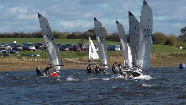 Blithfield Barrel Winter Series 2017-18 Round 1 photo copyright Chris Martin taken at Blithfield Sailing Club and featuring the Merlin Rocket class