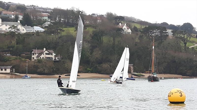 Salcombe Yacht Club Spring Series Race 2 photo copyright Alan Walker taken at Salcombe Yacht Club and featuring the Merlin Rocket class