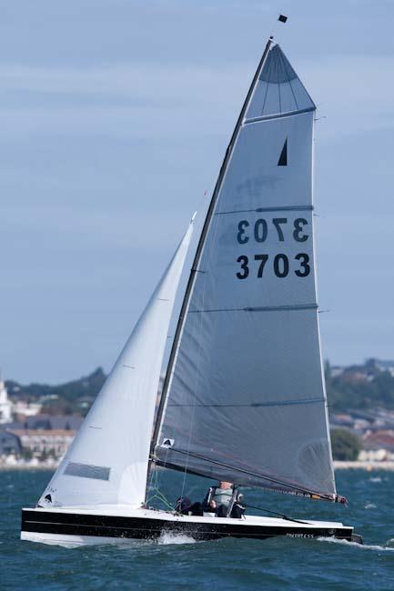 Merlin Rocket Silver Tiller at Parkstone photo copyright David Harding / www.sailingscenes.co.uk taken at Parkstone Yacht Club and featuring the Merlin Rocket class