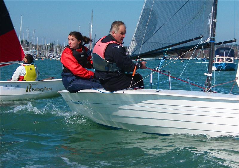 Hamble Warming Pans photo copyright Malcolm Donald taken at Hamble River Sailing Club and featuring the Merlin Rocket class