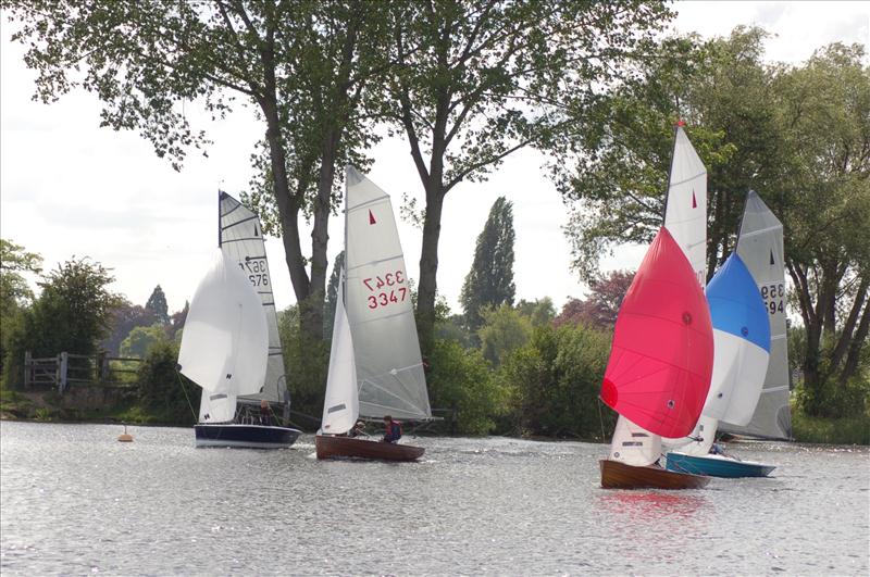 Merlins at Upper Thames photo copyright Alex Pausey taken at Upper Thames Sailing Club and featuring the Merlin Rocket class