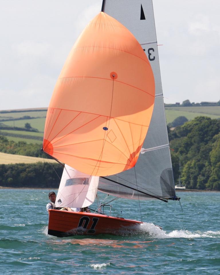 Salcombe Merlin Rocket Week 2011 is blessed with good weather as usual photo copyright John Murrell taken at Salcombe Yacht Club and featuring the Merlin Rocket class