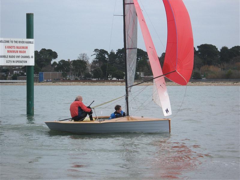 50th Anniversary Warming Pan photo copyright Malcolm Donald taken at Hamble River Sailing Club and featuring the Merlin Rocket class