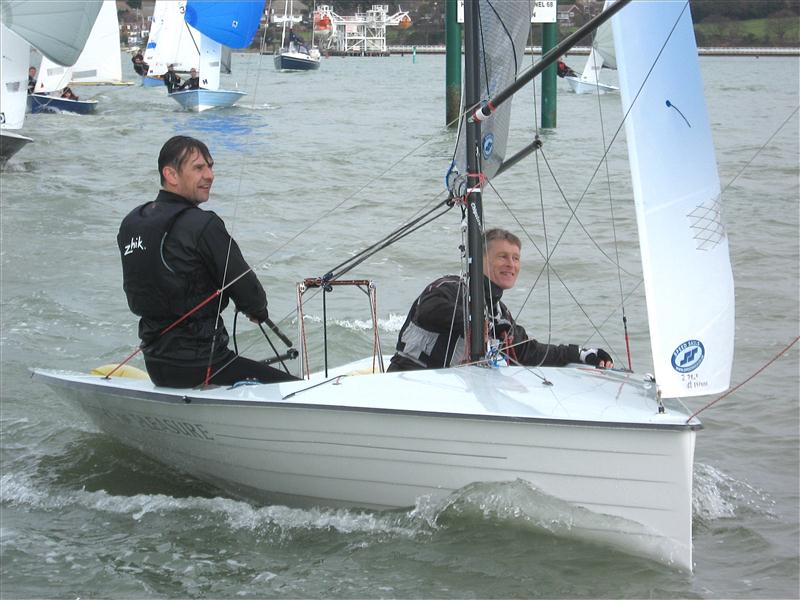 50th Anniversary Warming Pan photo copyright Malcolm Donald taken at Hamble River Sailing Club and featuring the Merlin Rocket class