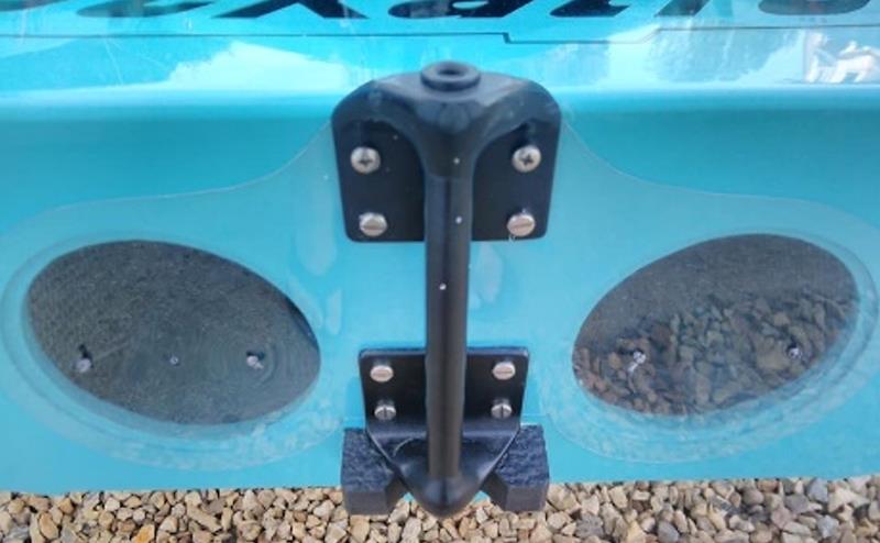 Jon Turner's new rudder pintle design photo copyright Gareth Griffiths taken at  and featuring the Merlin Rocket class