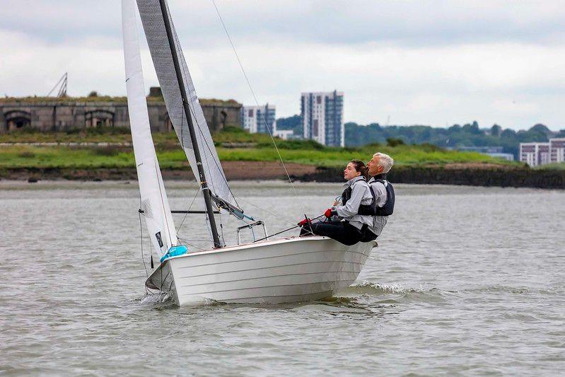 Medway Marathon 2021 photo copyright Tim Olin / www.olinphoto.co.uk taken at Medway Yacht Club and featuring the Merlin Rocket class