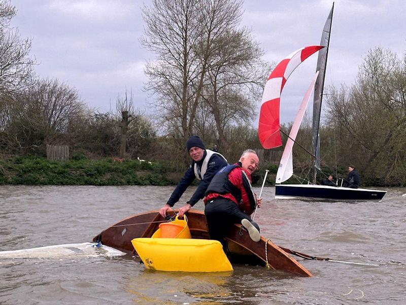 `We might need that yellow thing` - Merlin Rocket Upriver race at Ranelagh photo copyright James Hayward taken at Ranelagh Sailing Club and featuring the Merlin Rocket class