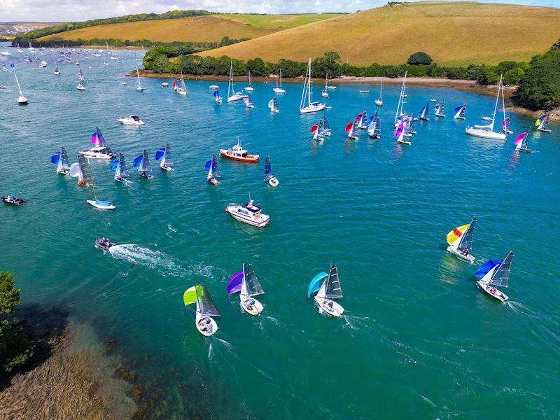 Salcombe Gin Merlin Rocket Salcombe Yacht Club Week Day 1 - photo © Olly Turner / Salcombe Stories