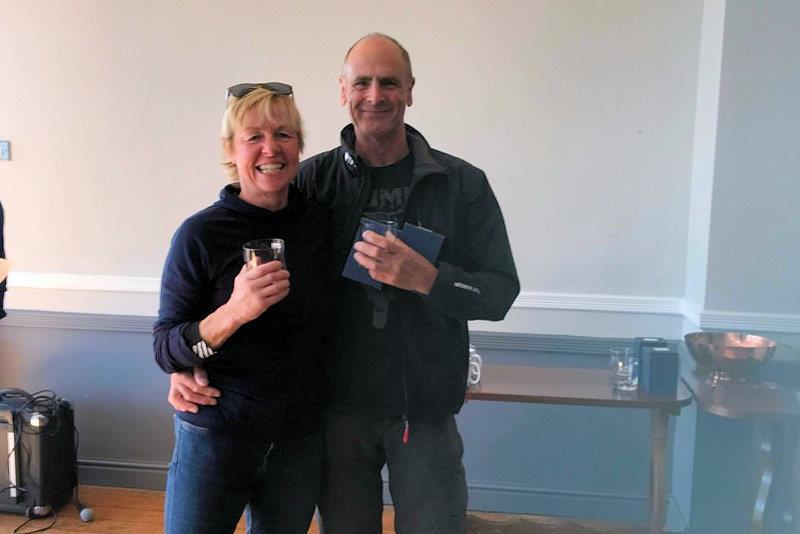 Mike and Jane Calvert, second place - Merlin Rocket Felucca Trophy at Hollingworth Lake photo copyright David Winder taken at Hollingworth Lake Sailing Club and featuring the Merlin Rocket class