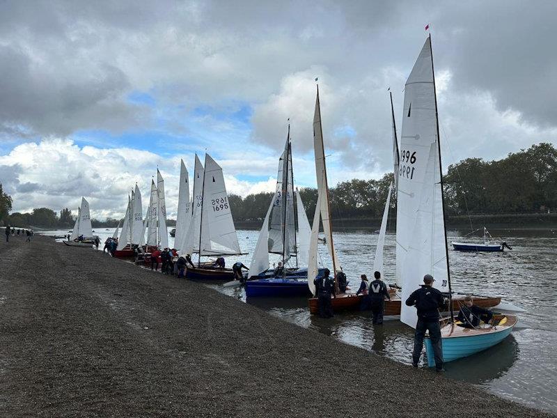 Merlin Rocket Downriver race at Ranelagh photo copyright Angus Rose taken at Ranelagh Sailing Club and featuring the Merlin Rocket class