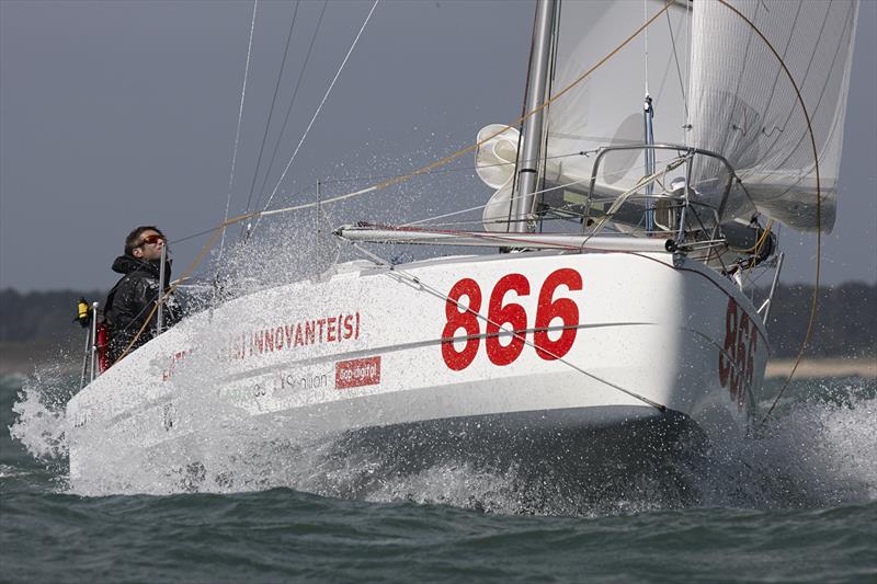 Scow bows are now the norm in the Mini Transat Îles de Guadeloupe - photo © Jacques Vapillon / Mini Transat Îles de Guadeloupe 2015