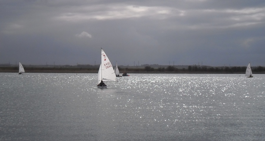 Cold but bright  at the Miracle Open Meeting at Welton  photo copyright Gillan Gibson taken at Welton Sailing Club and featuring the Miracle class