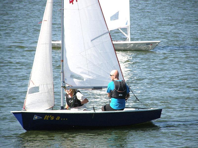 1st Doublehanded Dave Thoma sand Shan Stapley - 2023 Border Counties Midweek Sailing Series at Nantwich & Border Counties SC photo copyright John Nield taken at Nantwich & Border Counties Sailing Club and featuring the Miracle class