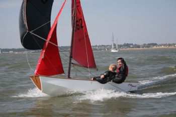 Two Mirrors on display at the RYA Dinghy Sailing Show