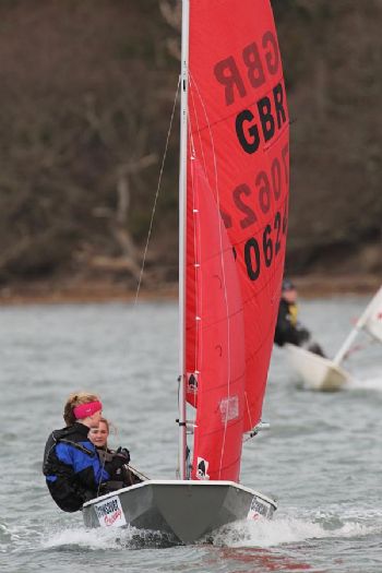 Grace Yeoman & Izzy Barker enjoy Snowflake race 2