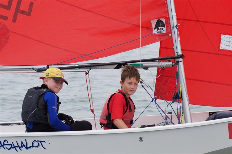 Bertie Fisher and Felix Kent, winners of the Mirror Nationals photo copyright Mary Pudney taken at Itchenor Sailing Club and featuring the Mirror class