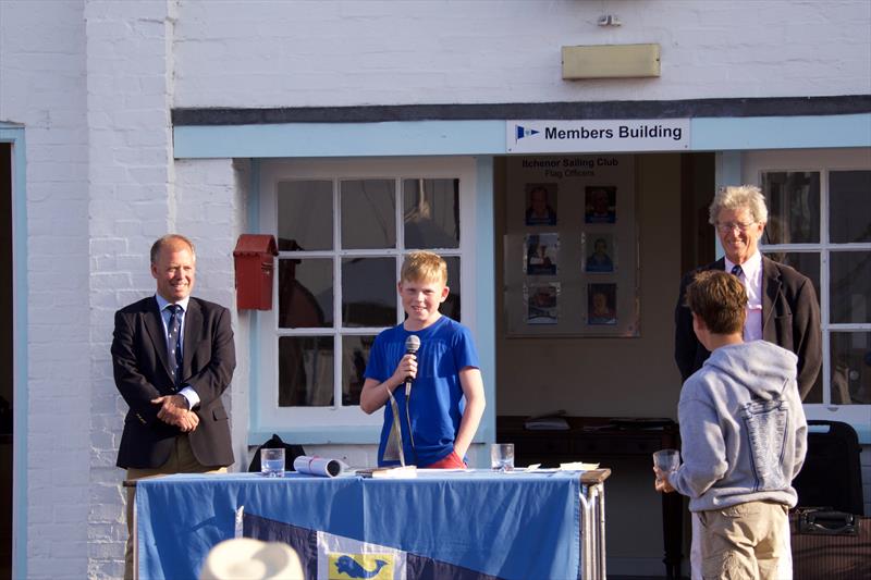 Bertie Fisher and Felix Kent, winners of the Mirror Nationals photo copyright Mary Pudney taken at Itchenor Sailing Club and featuring the Mirror class