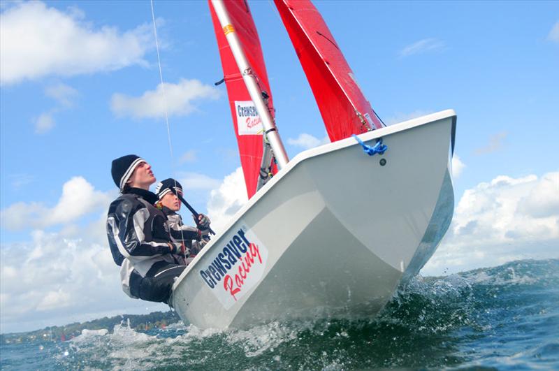 Racing in the Crewsaver Mirror nationals