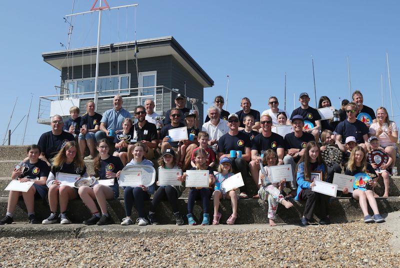 Prizewinners group - Mirror UK National Championships at Brightlingsea photo copyright Tim Bees taken at Brightlingsea Sailing Club and featuring the Mirror class