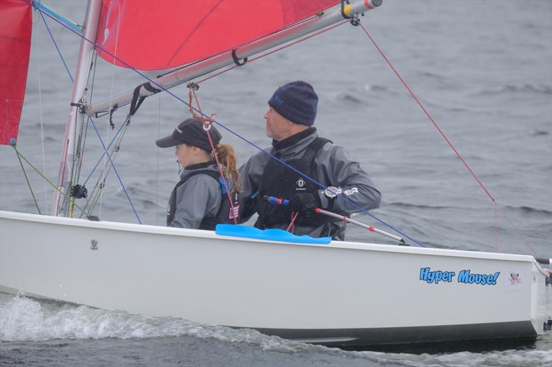 Stuart and Lizzie Hudson during the Mirror Worlds 2023 at Sligo photo copyright Michael Broaders taken at Sligo Yacht Club and featuring the Mirror class