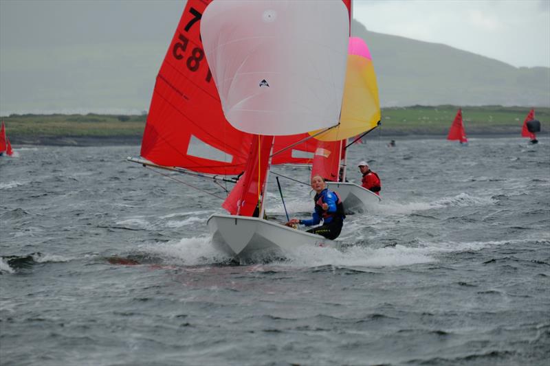 Top juniors Max Phypers and Emma Sellwood during the Mirror Worlds 2023 at Sligo photo copyright Michael Broaders taken at Sligo Yacht Club and featuring the Mirror class