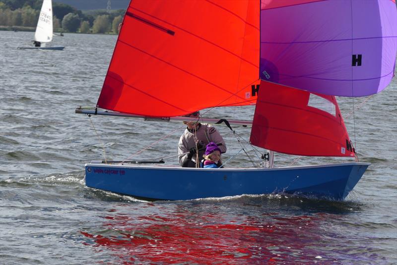 Mirror Inlands at Chew Valley Lake - Toby and Molly Wincer in Wave Catcher Too photo copyright Nigel Carson taken at Chew Valley Lake Sailing Club and featuring the Mirror class