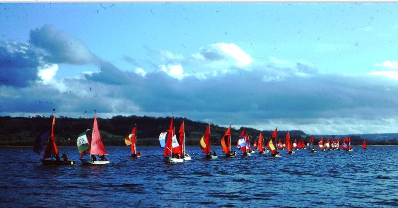 Mirrors racing at Chew Valley Lake circa 1976 photo copyright CVLSC taken at Chew Valley Lake Sailing Club and featuring the Mirror class
