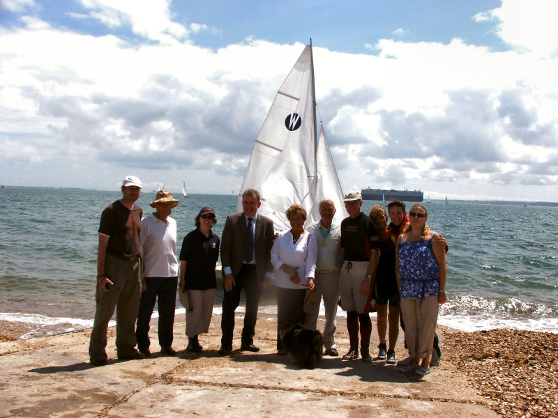 Calshot Sailing Club welcomes local MP Dr Julian Lewis (New Forest East), Paul Woods (Vice Chair of New Forest District Council) and Edward Holtham (Chair of Fawley Parish Council) on its open day photo copyright Sarah Curtis taken at Calshot Sailing Club