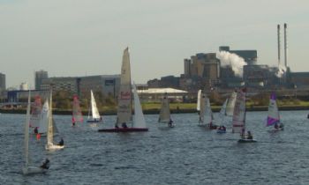 A great mix of classes at the London Boat Show pursuit race 2007
