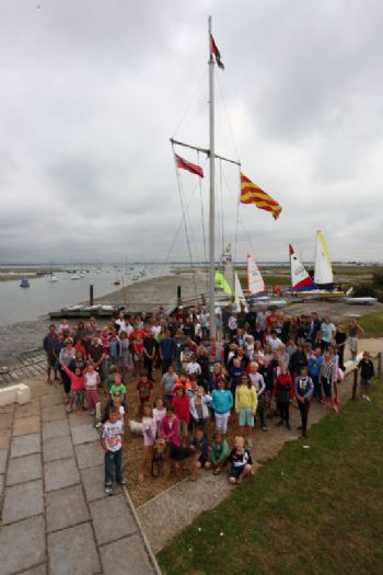 Competitors during Junior Week at Mengeham Rythe Sailing Club