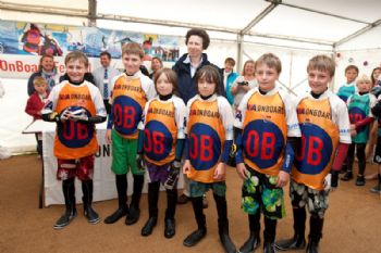 HRH the Princess Royal joins young sailors at Isle of Wight OnBoard Festival