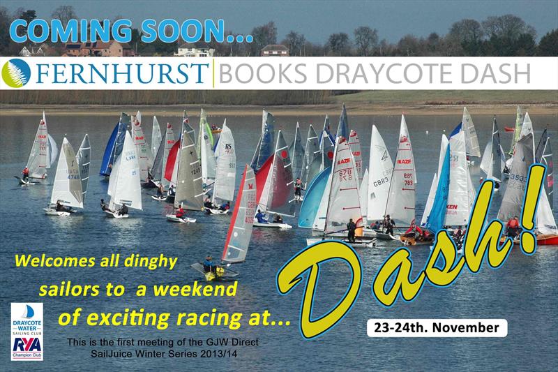 Looking forward to the Fernhurst Books Draycote Dash photo copyright SailJuice taken at Draycote Water Sailing Club