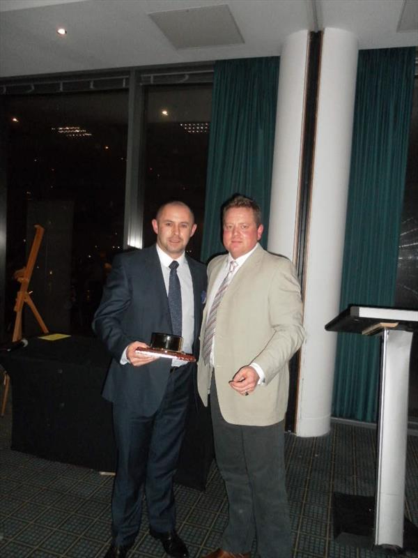 Will Blagdon accepts the Chairman's Special Award photo copyright MTA / Boating Busines taken at 